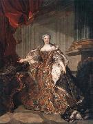 Louis Tocque Marie Leczinska, Queen of France china oil painting artist